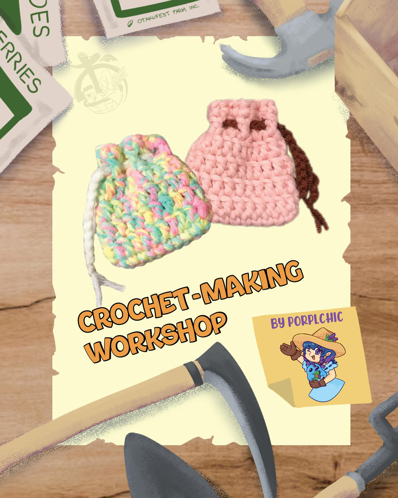 Crochet Workshop by Porplchic